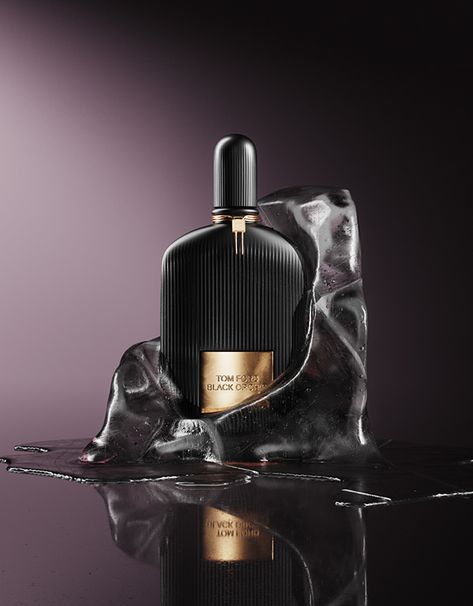 Black Orchid on Behance Black Perfume Photography, Black Product Photography, Perfume Product Photography, Parfum Tom Ford, Cologne Collection, Fragrance Photography, Black Perfume, Tom Ford Black Orchid, Cosmetic Creative