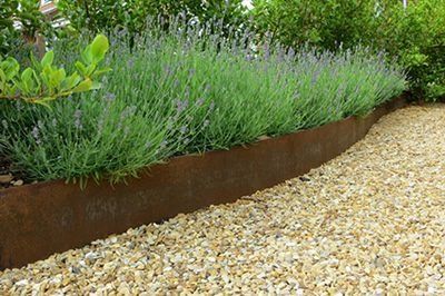 Corten Steel for Garden Edging Corten Steel Edging, Metal Lawn Edging, Corten Steel Garden, Metal Garden Edging, Patio Water Feature, Steel Garden Edging, Lawn Leveling, Resin Bound Driveways, Path Edging