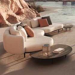 Royal Botania, Organix, Sectional, Deep Seating Sofa, Upholstered - HomeInfatuation Seating Outdoor, Penthouse Interior, Deep Seated Sofa, Royal Botania, Outdoor Living Furniture, Outdoor Sectional, Table Tops, Outdoor Sectional Sofa, Penthouse