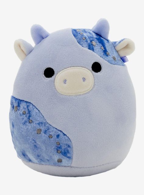 Marzio is ready to cuddle up in your collection! This blue Squishmallows plush includes embroidered details and velvet spots  perfect for adding some shine to your shelf.PolyesterApprox. 5"Imported Sea Animal Squishmallows, Huge Squishmallows, Blue Squishmallow, Squishy Mellows, Squishmallows Aesthetic, Cute Squishmallows, Hermes God, Squish Mallow, Cow Squishmallow