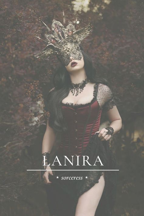 LANIRA: This name means 'a powerful sorceress'. light academia Dark Fantasy Character Princess Royal Queen Writing Idea Surname Fiction Book Writer Inspiration Author Booklover rnames Babygirlnames Witch Warlock Magic Morbid Sad Sorrow Misery Villain Antagonist Headphone Decoration, Fantasy Character Names, Villain Names, Fantasy Names, Writer Inspiration, French Rococo, Royal Queen, Fiction Book, Book Writer