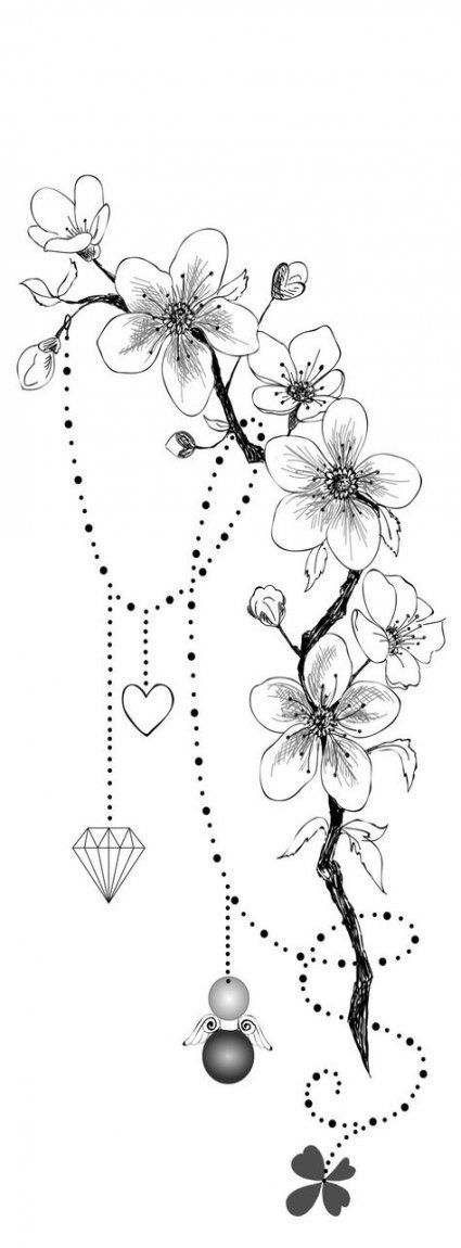 Flowers Tattoo Back, Delicate Flower Tattoo, Vintage Flower Tattoo, Simple Flower Tattoo, Vintage Tattoos, Tattoo Back, Watercolor Tattoo Flower, Flower Tattoo Back, Triangle Tattoos