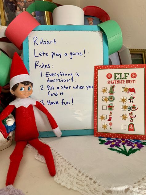 Elf On The Shelf Read Me A Book, Funny Elf On A Shelf, Elf On The Shelf Ideas First Day Back, Elf Stickers, Elf Idea, Elf Ideas Easy, Elf On A Shelf, Elf Magic, Awesome Elf On The Shelf Ideas