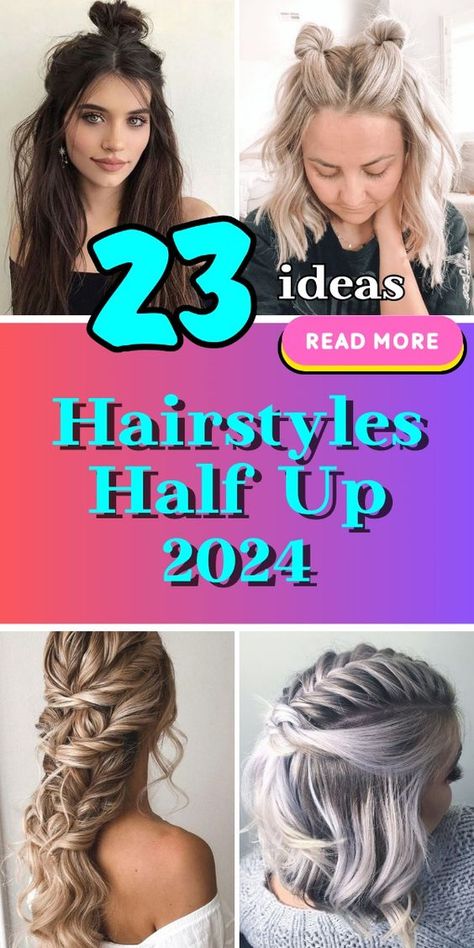 Stay ahead in 2024 with stunning half up hairstyles perfect for weddings, proms, or everyday chic. Embrace elegance with our guide to the latest trends for all hair lengths Homecoming Hairstyles Midlength, Half Up Rocker Hair, Part Up Hairstyles Simple, Wavy Hairstyles For Long Hair Half Up, Half Up Half Down Prom Hairstyles Medium Length, Middle Length Hair Styles Half Up, Hairstyles For Women In Their 30s, Half Up Formal Hairstyles Medium, Half Up Hair Casual