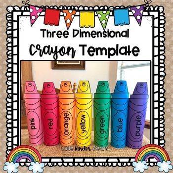 Crayon Bulletin Boards, Crayon Themed Classroom, Crayon Template, Crayon Birthday Parties, 5th Grade Activities, Teaching Humor, Crayon Crafts, Classroom Bulletin Board, Hallway Displays