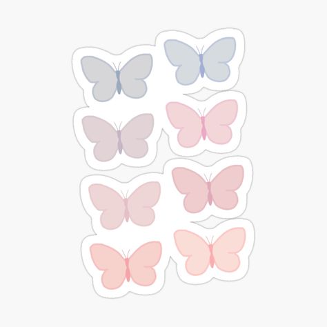 Pastel Butterflies, Color Pastel, Coloring Stickers, Printable Stickers, My Art, Awesome Products, Alphabet, Doodles, Pastel