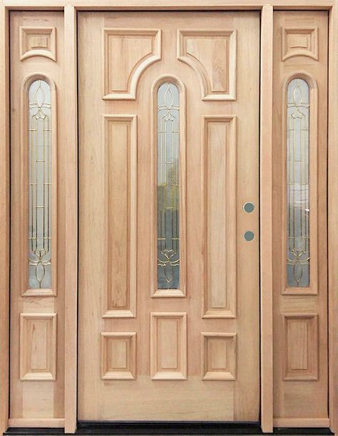 Modern Home Entrance, Main Door Designs, Wood Exterior Doors, Indian Inspired Decor, Door Design Photos, Wood Carving Furniture, Front Door Design Wood, Wood Exterior, Wooden Main Door