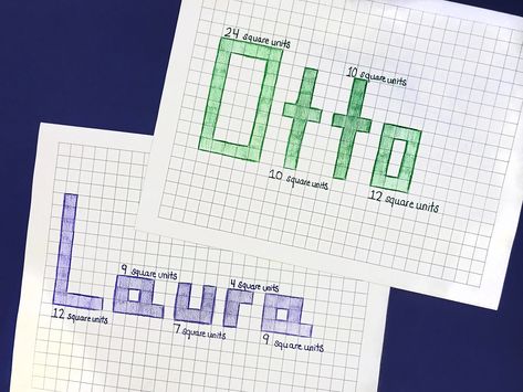 Finding Area Activities, Area And Perimeter Project, Finding Area 3rd Grade, Area Activities 3rd Grade, Area Of A Rectangle, Area Lesson, Maths Area, Math Measurement, Area And Perimeter