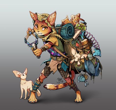 Tabaxi Kid, Tabaxi Rogue, Emo Wallpaper, Fiction Idea, Background Drawing, Dungeons And Dragons Characters, Character Design Animation, Animal Ears, Post Apocalyptic