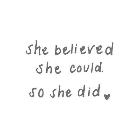 Happy #WomensEqualityDay! Reassurance Quotes, Dream Believe Achieve, My Vision Board, Done Quotes, Dream Vision Board, She Quotes, She Believed She Could, Short Inspirational Quotes, Power Of Positivity