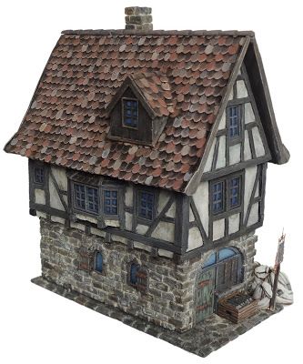 Fantasy Buildings, Medieval Buildings, Medieval Houses, The Guild, Wargaming Terrain, Tudor House, 3d Modelle, Small Buildings, Fantasy House