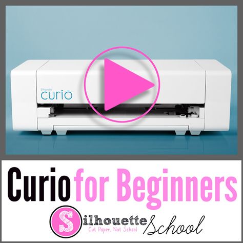 Silhouette Curio Online Beginner Class by Silhouette School - Swing Design Silhouette Curio Projects, Silhouette Cameo Beginner, Silhouette School Blog, Dummies Book, Silhouette Curio, Silhouette School, Silhouette Cameo Tutorials, Swing Design, Silhouette Tutorials