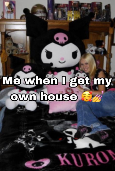 Kuromi Pfp Plush, Kuromi Y2k Pfp, What The Frick Frack Diddly Dack Kuromi, Cursed Kuromi, Kuromi Funny, Kuromi Things, Helo Kity, Sanrio Memes, Kuromi Pfp