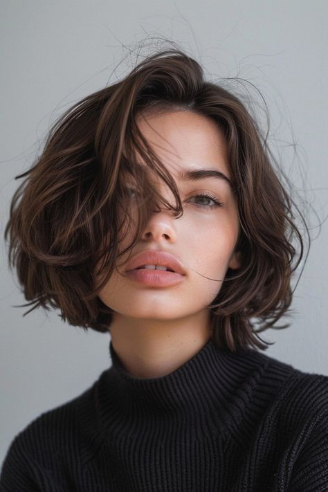 Angled Bob Haircuts, Chin Length Haircuts, Wavy Bob Haircuts, Choppy Bob Haircuts, Chin Length, Choppy Bob Hairstyles, Chin Length Hair, Layered Bob Hairstyles, Peinados Fáciles Para Cabello Corto