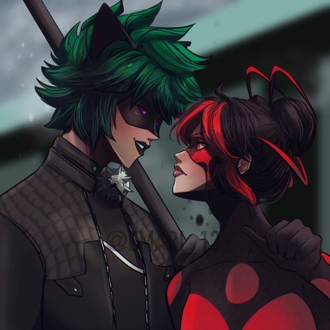 Shady Bug Art, Shady Bug Miraculous, Claw Noir X Marinette, Shady Bug X Claw Noir, Miraculous Ladybug Shady Bug, Shady Bug And Claw Noir Miraculous, Shadybug And Claw Noire Fan Art, Shadybug Official, Claw Noir Miraculous