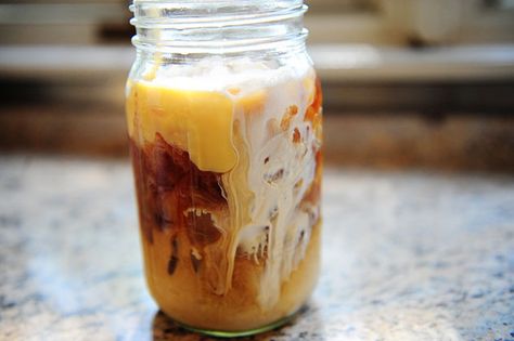 Was watching The Pioneer Woman on Food network earlier today, when she talked about her daily habit of iced coffee and vanilla bean scones from a coffee shop every day (back in the day). It's like a woman after my own heart! Ree Drummond's Perfect Iced Coffee, will be making this soon! Iced Coffee Concentrate, Perfect Iced Coffee, Homemade Iced Coffee, Best Iced Coffee, Vietnamese Iced Coffee, How To Make Ice Coffee, Coffee Concentrate, Vietnamese Coffee, Artificial Sweeteners