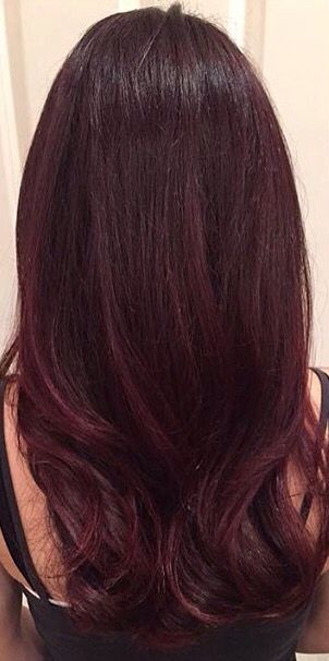 Cherry Bombre Hair Cherry Cole Hair, Cherry Bombre Hair, Bombshell Extensions, Puffs Hairstyles, Cherry Bombre, Cherry Coke Hair, Hair Burgundy, Fall Fashion Inspiration, Cherry Hair