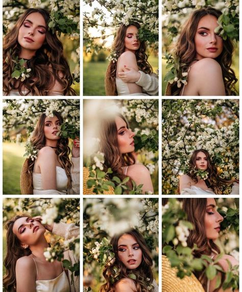 Cottagecore Photoshoot, Downtown Photography, Senior Photoshoot Poses, Person Photography, Outdoor Portrait Photography, Spring Portraits, Studio Portrait Photography, Spring Photoshoot, Flower Photoshoot