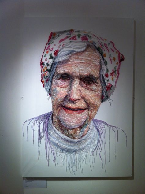 Jenni Dutton amazing work Portrait Embroidery, Embroidered Portrait, Textile Wall Art, Quilt Festival, Thread Art, Thread Painting, Masks Art, Hand Embroidery Stitches, Sewing Art