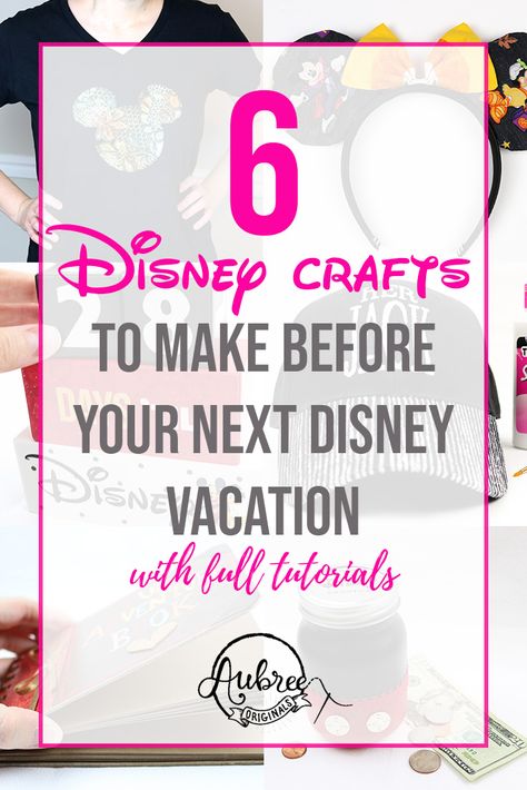 Diy Disney World Ideas, Diy Disney Souvenirs, Disney Sewing Ideas, Diy Disney Crafts For Adults, Disney Cruise Crafts, Disney Crafts To Sell, Disney World Crafts, Cricut Disney Projects, Disney Cruise Door Decorations Ideas