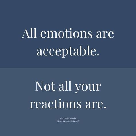 Christel - Parenting Coach on Instagram: "Emotions Vs Reactions ⬇️ Emotions are what you feel Reactions are what you do when you feel something All emotions are acceptable, and you can't always choose the emotions that you feel. You can choose how to respond to those emotions. You can choose your reactions. But if you want to learn more ⬇️ Break the cycle of Dysregulation 💫Emotionally Thriving Membership💫 Learn - To control anger, frustration & stress - How to help your child become emotionally stable - To become connected - To break cycles - Tools that work - And more DM me the word Membership for more information and let's chat about your goals!" Athletics Quotes, Emotionally Damaged, Parenting Coach, Emotionally Stable, All Emotions, Wisdom Thoughts, Athlete Quotes, Emotional Depth, Feel Something