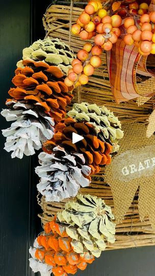 34K views · 282 reactions | Pine cone candy corn #madebayoycrafts #explorereels #madebayou #explorepage #craftingideas #crafting #diyhome #crafters #diyhomedecor #diy #candycorn #fallcrafts #pinecones | Made Bayou | Made Bayou · Original audio Candy Corn Pinecone Wreath, Fall Pinecone Crafts, Cones Diy, Cone Crafts, Apple Craft, Diy Pinecone, Cones Crafts, Pinecone Wreath, Pine Cone Crafts