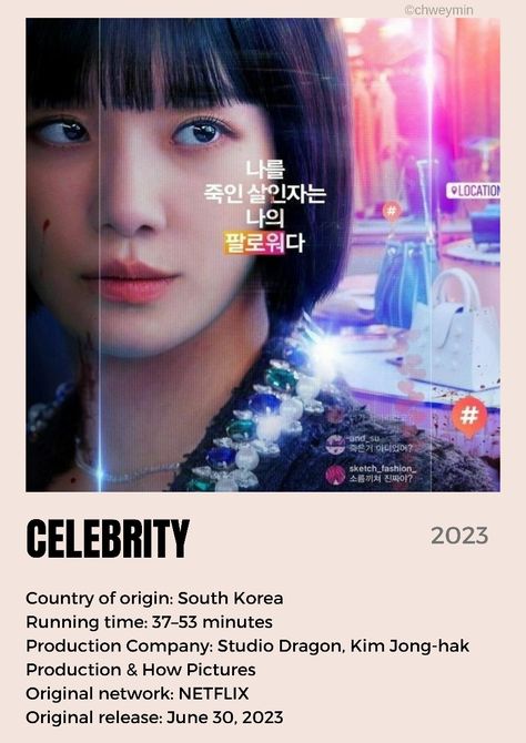 CELEBRITY KDRAMA MINIMALIST POSTER Celebrity Kdrama 2023 Poster, Celebrity Series Korea, Celebrity Kdrama Poster, Kdrama Checklist, 2023 Kdrama, Employee Wellness Programs, Bad Girlfriend, Celebrity Kdrama, Drama List