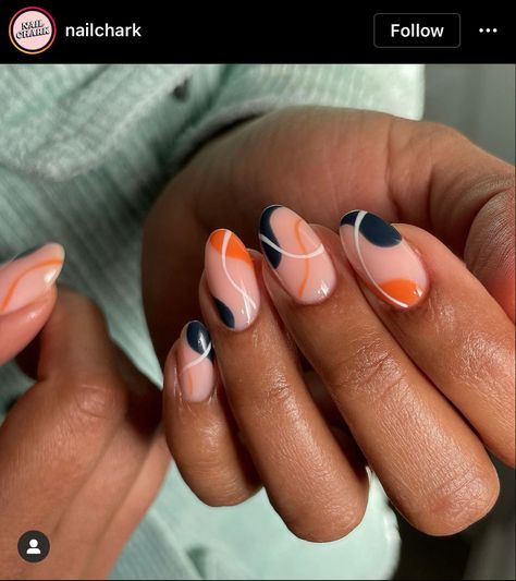 Nail Length, Short Nail Designs, Autumn Nails, Nail Art Summer, Nail Inspiration, Nail Art Inspiration, Short Acrylic Nails, Nail Arts, Nails Design