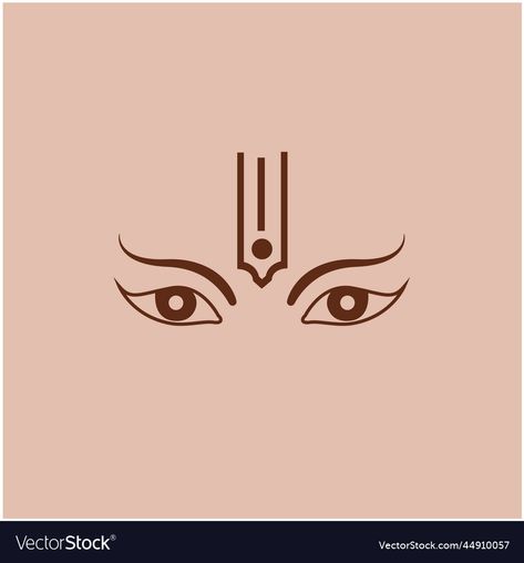 Vishnu Tilak Image, Indian Mythology Art, Eyes Icon, Eyes Vector, Beautiful Angels, Angels Pictures, Beautiful Angels Pictures, Mythology Art, Lord Vishnu