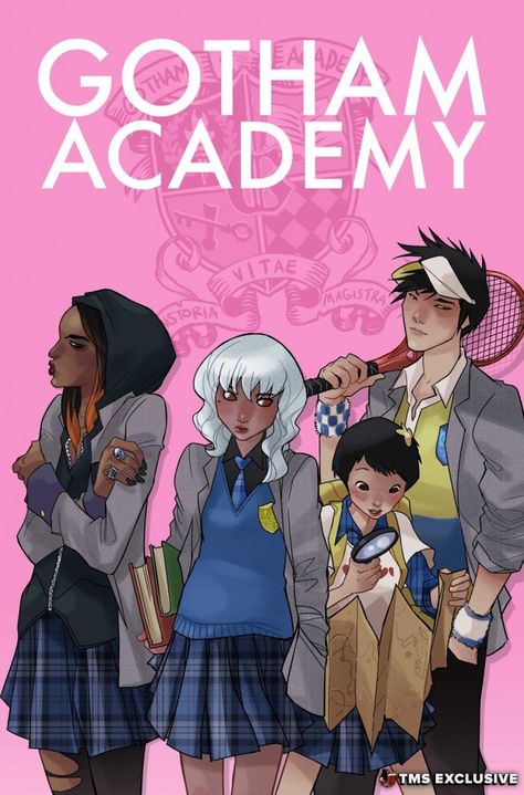 TMSGA-promo Gotham Comics, Gotham Academy, Gotham News, Famous Comics, Arte Dc Comics, New 52, Damian Wayne, Superhero Comics, Comic Style