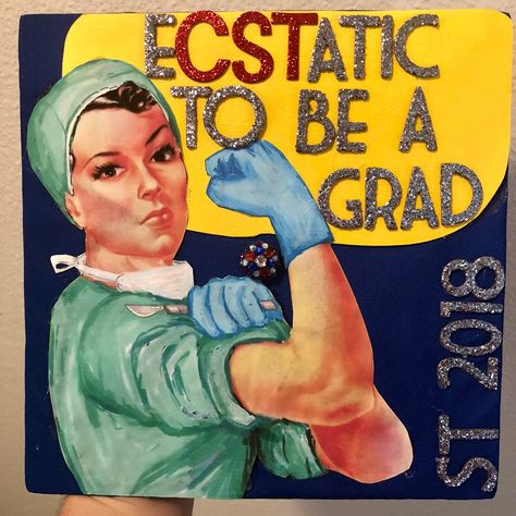 Surgical Technologist Graduation Cap, Surgical Tech Graduation Cap, Surgical Tech Graduation Pictures, Surgical Technologist Week, Surgical Technologist Student, Surgical Technician, Scrub Tech, The Few The Proud, Surgical Technologist