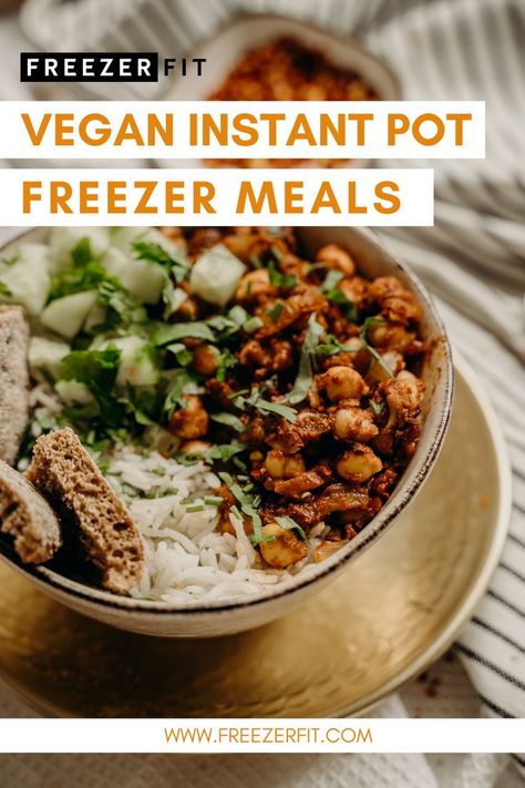 Vegan Freezer Meals Make Ahead Instant Pot, Vegan Crock Pot Freezer Meals, Vegan Freezer Meals Make Ahead, Freezer Meals Vegan, Pressure Cooker Freezer Meals, Recipes Freezer Meals, Vegan Freezer Meals, Souper Cubes, Gluten Free Freezer Meals