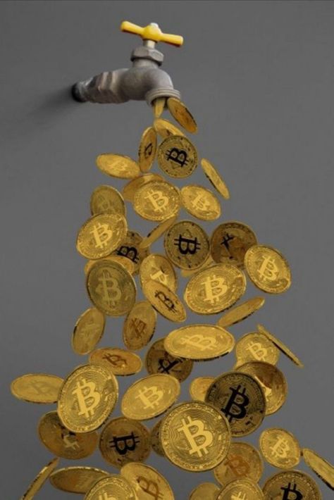 Sparkly Wallpaper Aesthetic, Free Bitcoin Mining, Gold Faucet, Bitcoin Logo, Bitcoin Business, Coin Art, Money Pictures, Crypto Coin, Bitcoin Cryptocurrency