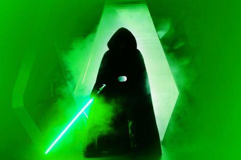 green - 1 Green Lightsaber Aesthetic, Star Wars Green Aesthetic, Luke Skywalker Green Lightsaber, Green Lightsaber, Luke Skywalker Lightsaber, Star Wars Green, Green Vibe, Star Wars Fanfiction, Wall Green