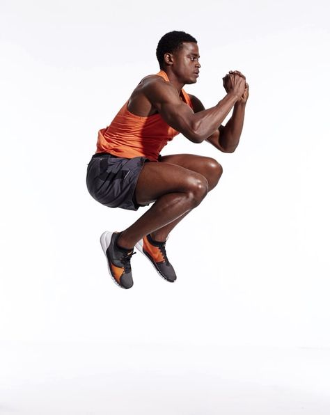 Moving Tuck Jumps How To Increase Vertical Jump, Exercises To Increase Vertical Jump, Increasing Vertical Jump Workout, Increase Your Vertical Jump, Knee Workout, Tuck Jumps, How To Strengthen Knees, Men's Journal, Mens Journal