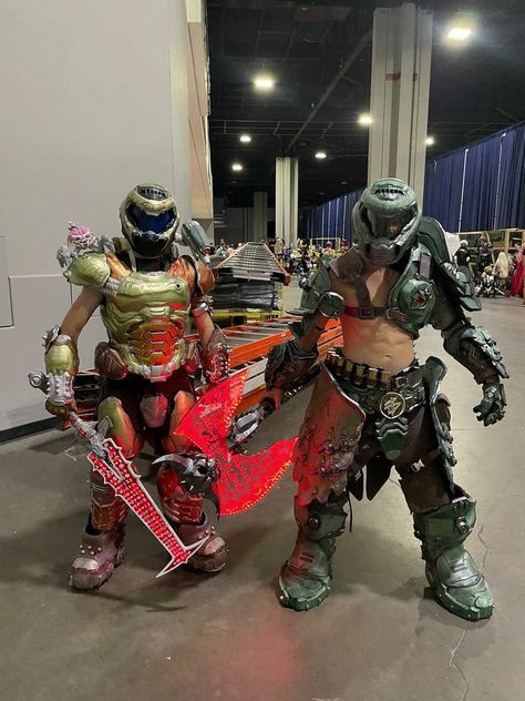 Doom Slayer Costume, Doom Guy Cosplay, Doom Cosplay, Doom Marine, Doom Guy, Doom Slayer, Diy Cosplay, Doom Eternal, Cosplay Diy