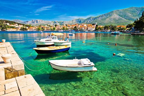 Places To Travel In Europe, Cavtat Croatia, Beautiful Countries, Travel In Europe, Adriatic Coast, European Destination, Kid Friendly Travel Destinations, Romantic Destinations, Places In Europe