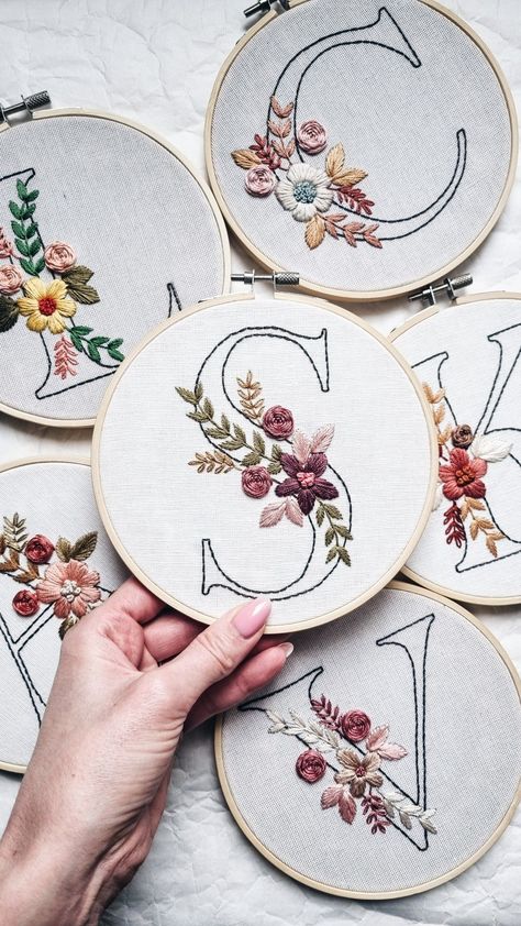 Learn to embroider your favorite alphabets with these easy-to-follow tutorials and patterns. #embroidery #alphabetembroidery . #Letter_A_Embroidery_Pattern #Alphabet_Embroidery_Patterns_Letters #Embroidery_Initials_Letters #Hand_Embroidery_Alphabet Alphabet Embroidery, Video Tutorials, Be Afraid, My Website, Pdf Pattern, Alphabet, Embroidery, Pattern