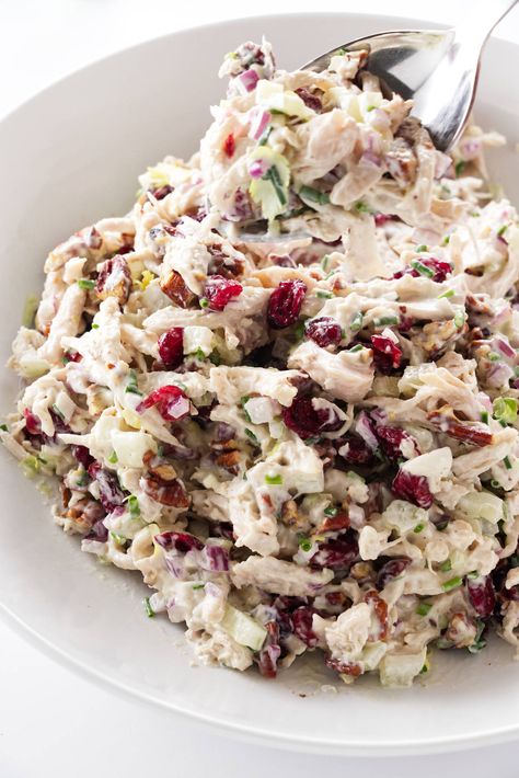 Copycat Arby's Chicken Salad, Chicken And Cranberry Salad, Cranberry Apple Chicken Salad, Heb Turkey Cranberry Salad, Cranberry Chicken Sandwich, Chicken Salad Recipe With Grapes Pecans Dried Cranberries, The Best Chicken Salad Recipe, Honey Baked Ham Chicken Salad Recipe, Cranberry Jalapeño Chicken Salad