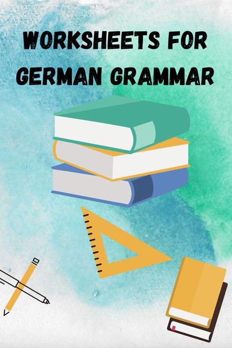 German Grammar Work Sheets(PDF-Download) for German as a Foreign Language, Level A1 1) Main Folder with 180 Worksheets (PDF) 2) Instructions for Creative Exercises (PDF) 3) 28 Worksheets for Specials Contexts (PDF) 4) Answers for ALL Exercises (PDF) 5) Template for Creating your own Exercises (Word und Open Office) 7) 60-Days-Money-Back-Guranty Learn German Worksheets Printables, German Language Learning Worksheets, German Lesson Plans, German Articles Worksheet, German Grammar B2, Grammar Work, German Practice, Learning German Worksheets, German Language Course