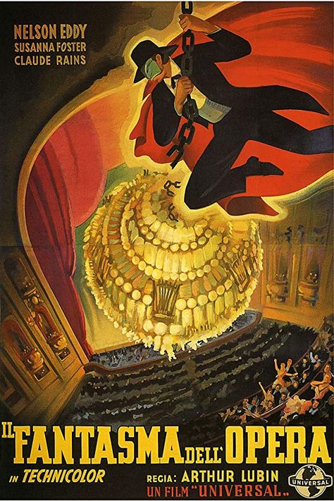 Broadway Posters Vintage, Vintage Broadway Posters, Italian Movie Posters, Vintage Theatre, The Phantom Of The Opera, American Gifts, Vintage Poster Design, Theatre Poster, Classic Horror Movies