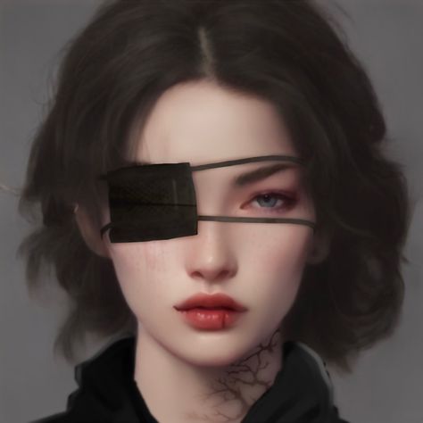 Oc With Eyepatch, Man With Eyepatch Character Art, Drawing Eyepatch, Eye Patch Character Design, Eyepatch Character Art, Eye Patch Drawing, Eyepatch Character Design, Character With Eyepatch, Eye Patch Aesthetic