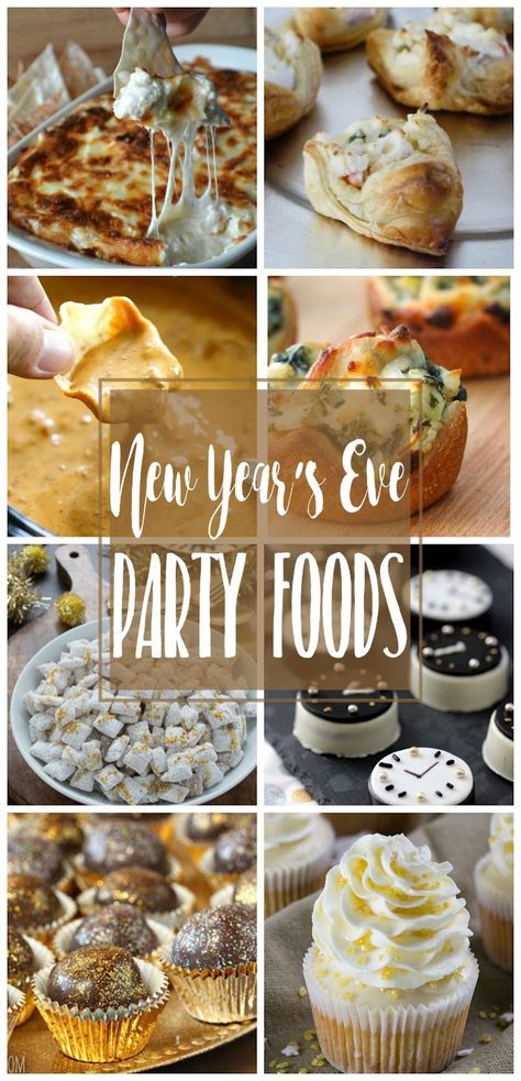 Nye Party Food, Nye Appetizers, Dessert Nouvel An, New Years Eve Snacks, New Years Eve Menu, New Year's Snacks, Eating People, New Years Eve Party Ideas Food, New Years Eve Dessert