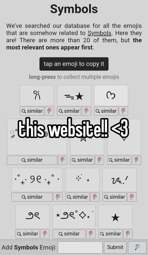 Symbols - Learn about math symbols, physics symbols, chemistry symbols, and more. Find symbol names, Unicode, and. #Fonts #fontes #Font How To Get Cute Text Symbols, Keyboard Symbols Aesthetic, Pfp Bio Ideas, How To Get Cute Symbols On Phone, Kawaii Text Symbols, Username Symbols Aesthetic, Cute Symbol Website, Copy And Paste Cute Symbols, Aesthetic Bio For Indie Creator