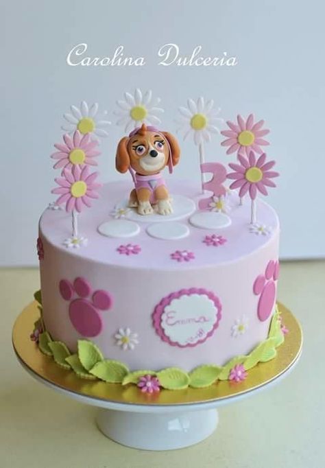 Paw Patrol Skye cake - Cake by carolina paz Paw Patrol Sky Cake, Skye Cake, Pastel Paw Patrol, Paw Patrol Torte, Skye Paw Patrol Cake, Paw Patrol Birthday Cake, Paw Patrol Skye, Paw Patrol Cake, Paw Patrol Birthday Party