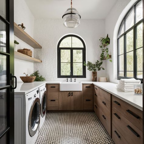 29 Gorgeous Modern Spanish Home Interiors | Vol 01 - The Styled Abode Spanish Revival Laundry Room, Modern Spanish Villa Interior, Spanish Villa Style Homes, Spanish Interior Design Bedroom, Modern Spanish Bedroom, Tuscan Style Homes Interior, Modern Spanish Home Interior, Modern Spanish Style Homes Interior, Spanish Modern Interior