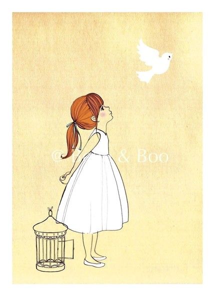 Belle And Boo, Art Mignon, 강아지 그림, Painted Pony, Art Et Illustration, Illustration Girl, Art And Illustration, Childrens Illustrations, Children's Book Illustration