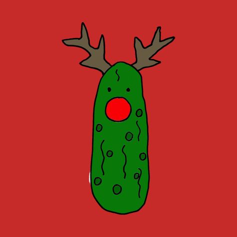 Check out this awesome 'Funny+Christmas+Pickle+Reindeer' design on @TeePublic! Alcohol Alternatives, Convo Ideas, Christmas Pickle, Christmas Merchandise, Christmas T Shirt Design, Bday Cards, Christmas T Shirts, Reindeer Christmas, Christmas Reindeer