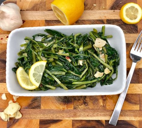 SAUTEED DANDELION GREENS! - Mortadella Head Sauteed Dandelion Greens Recipe, Dandelion Greens Recipe, Dandelion Greens Recipes, Dandelion Salad, Dandelion Greens, Easy Grilling Recipes, Dandelion Leaves, Easy Grilling, Vegan Sides