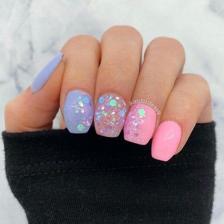 Dip Powder Nails Colors, Dip Powder Manicure, Revel Nail Dip Powder, Revel Nail Dip, Revel Nail, Powder Manicure, Nail Dip Powder, Ombre Nails Glitter, Nail Dip